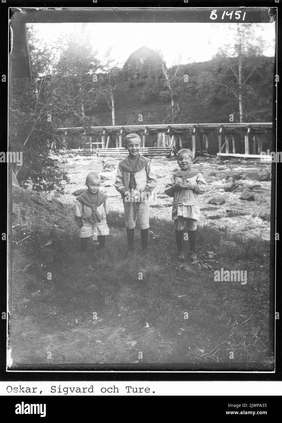Oskar, Sigvard and Ture. Oskar, Sigvard och Ture Stock Photo Alamy