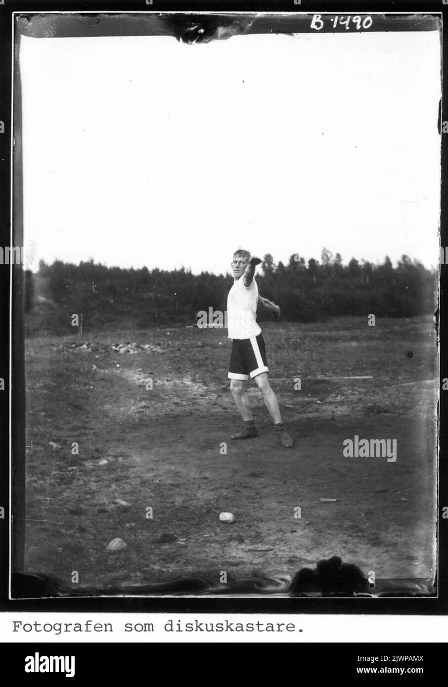 The photographer as a discus thrower. Fotografen som diskuskastare