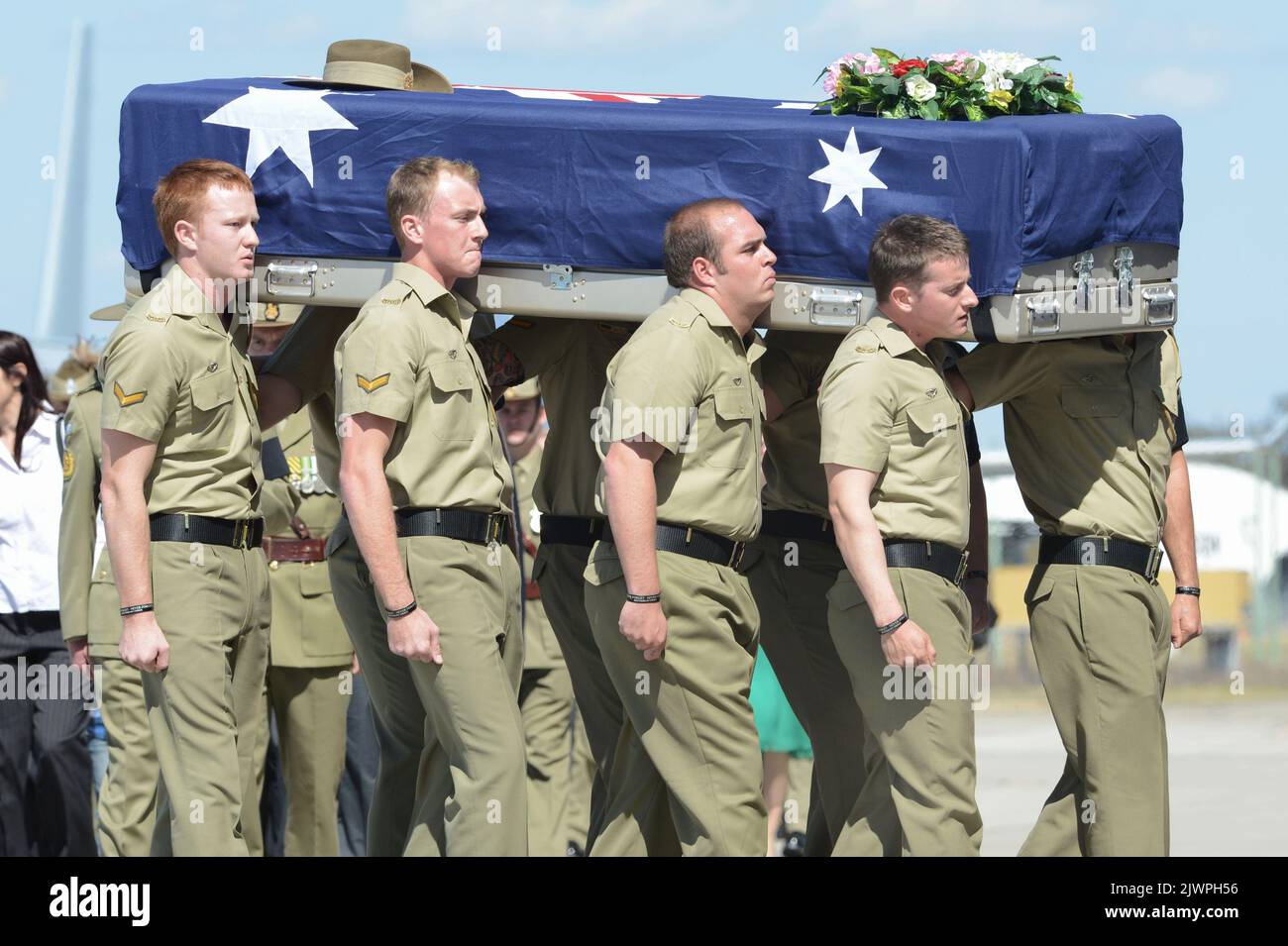 The body of Lance Corporal Stjepan 'Rick' Milosevic, shot dead by a ...