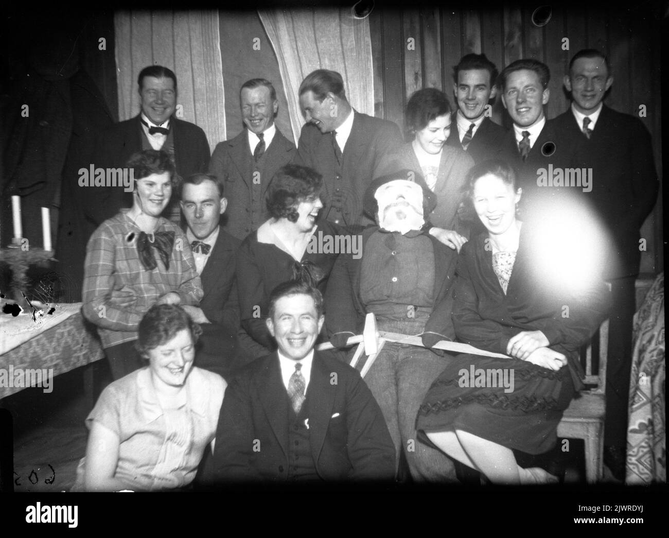 Unknown group picture. Okänd gruppbild Stock Photo - Alamy