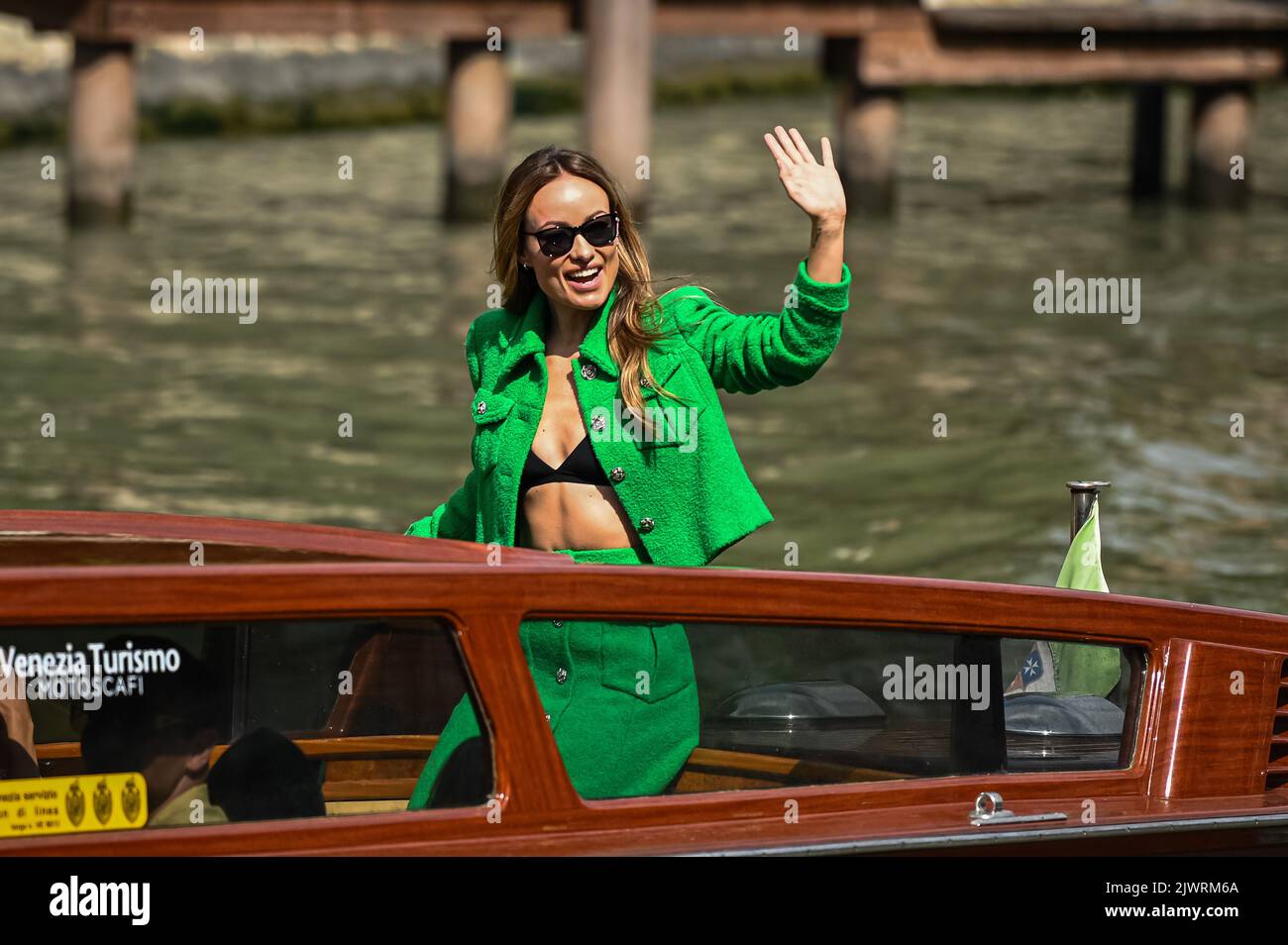 September 5, 2022, Venezia, Italy Olivia Wilde is seen during the 79th Venice International