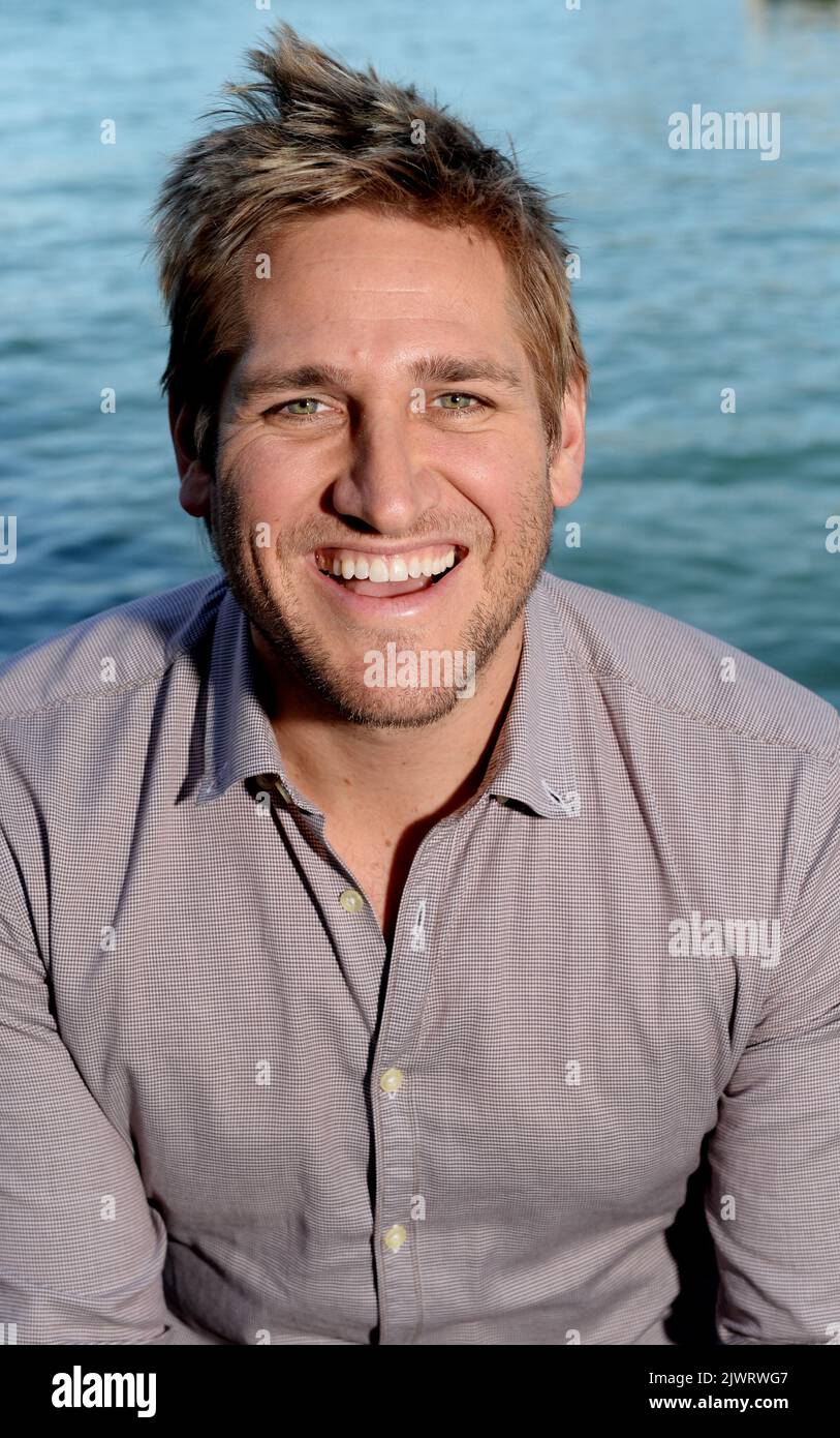 Australian chef Curtis Stone poses for photographs in Sydney, Monday