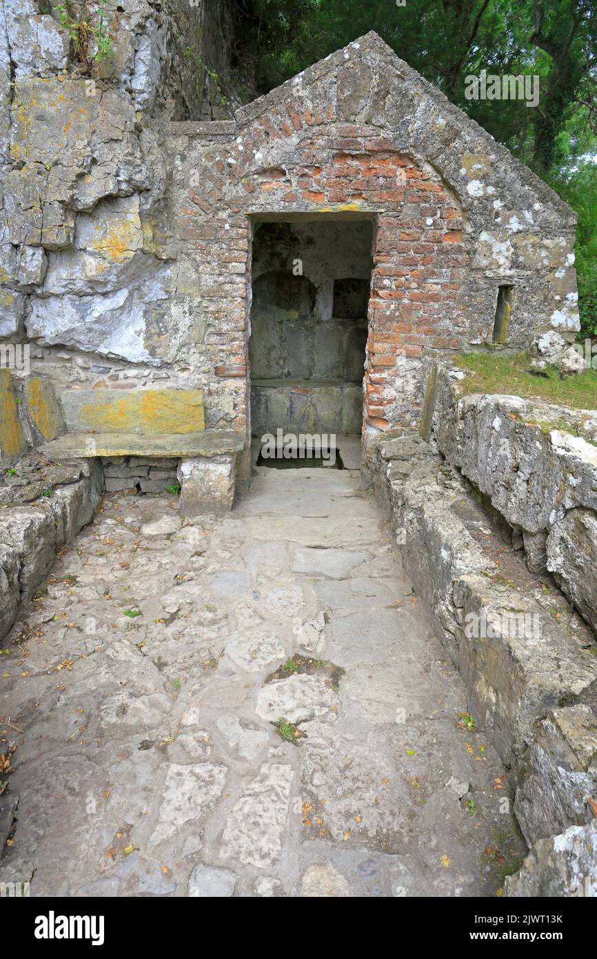 St Seiriol’s Well at Penmon, Isle of Anglesey, Ynys Mon, North Wales, UK. Stock Photo