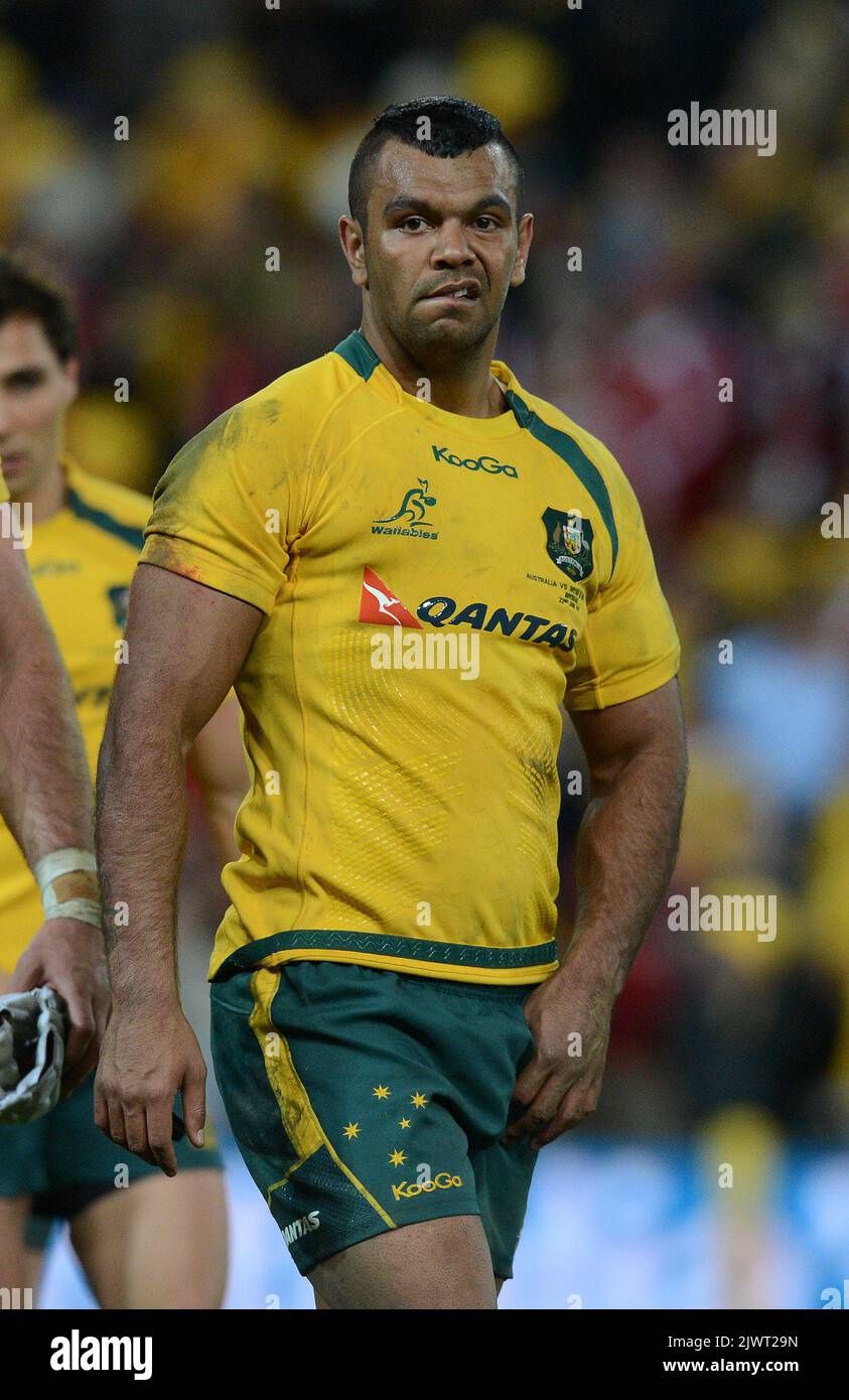 Kurtley Beale during the First Test match at the Suncorp Stadium ...