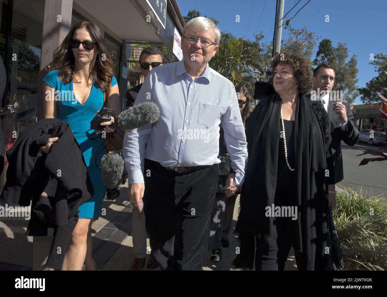 John Rudd Wife Australian Prime Minister Kevin Rudd leaves a service at the St John ...