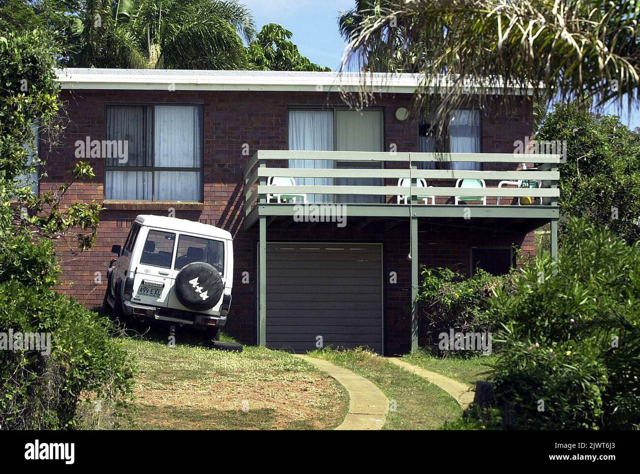 PA PHOTOS / AAP - UK USE ONLY: The house in Yepoon where Natasha Ryan spent  most of the 4 years in hiding. 60 Minutes took Ryan to the house for  filming,