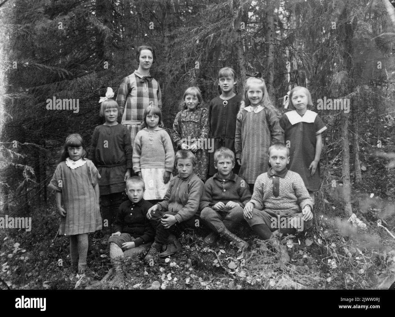 Hybo funnel. Hybo-trakten Stock Photo - Alamy