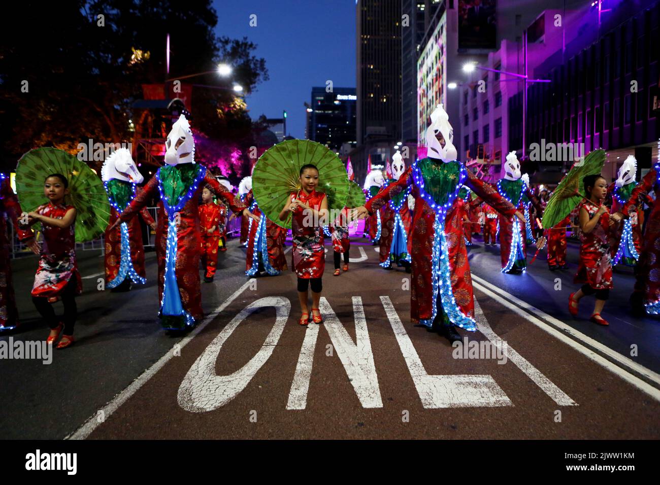 chinese new year twilight parade
