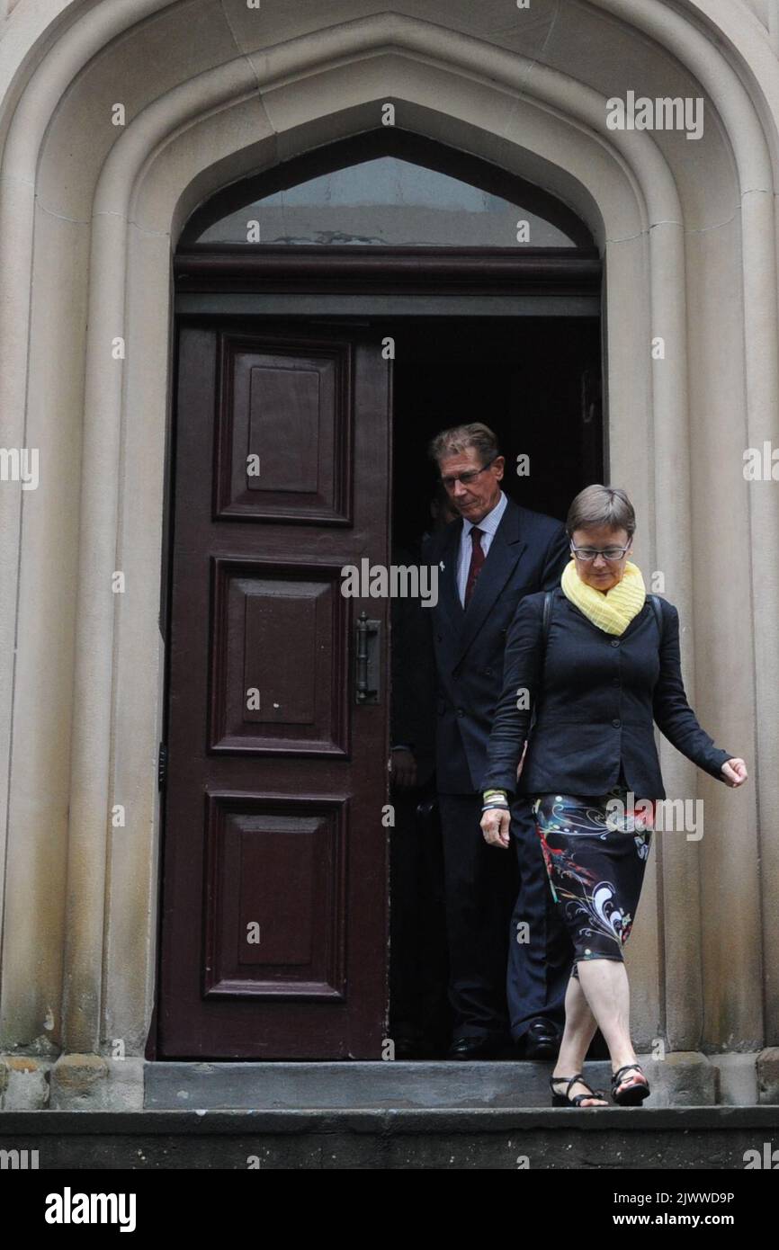 Roger and Kathy Yeo, the parents of Rachelle Yeo, leave the Supreme