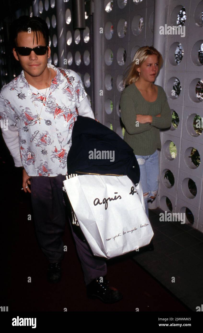 Stephen Dorff and Courtney Wagner 1991 Credit: Ralph Dominguez/MediaPunch Stock Photo