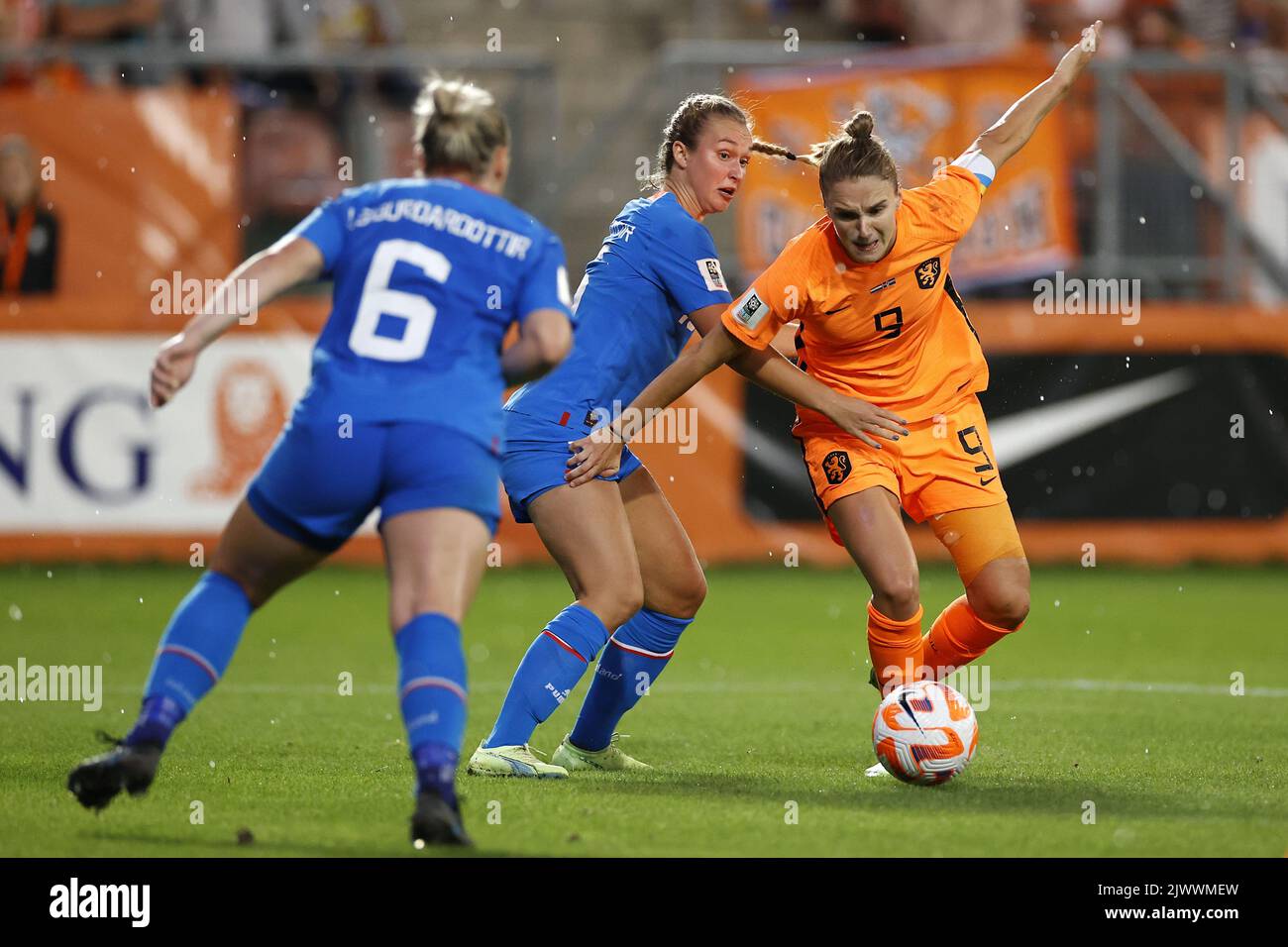 UTRECHT (lr), Siguroardottir of Iceland Women, Alexandra Johannsdottir of Iceland