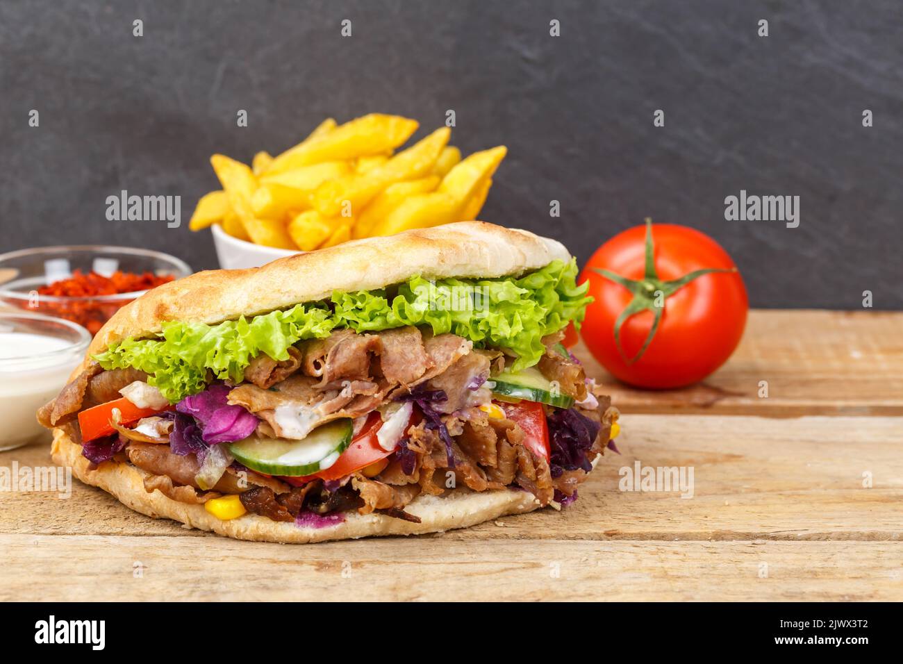 Döner kebab doner kebap hi-res stock photography and images - Alamy