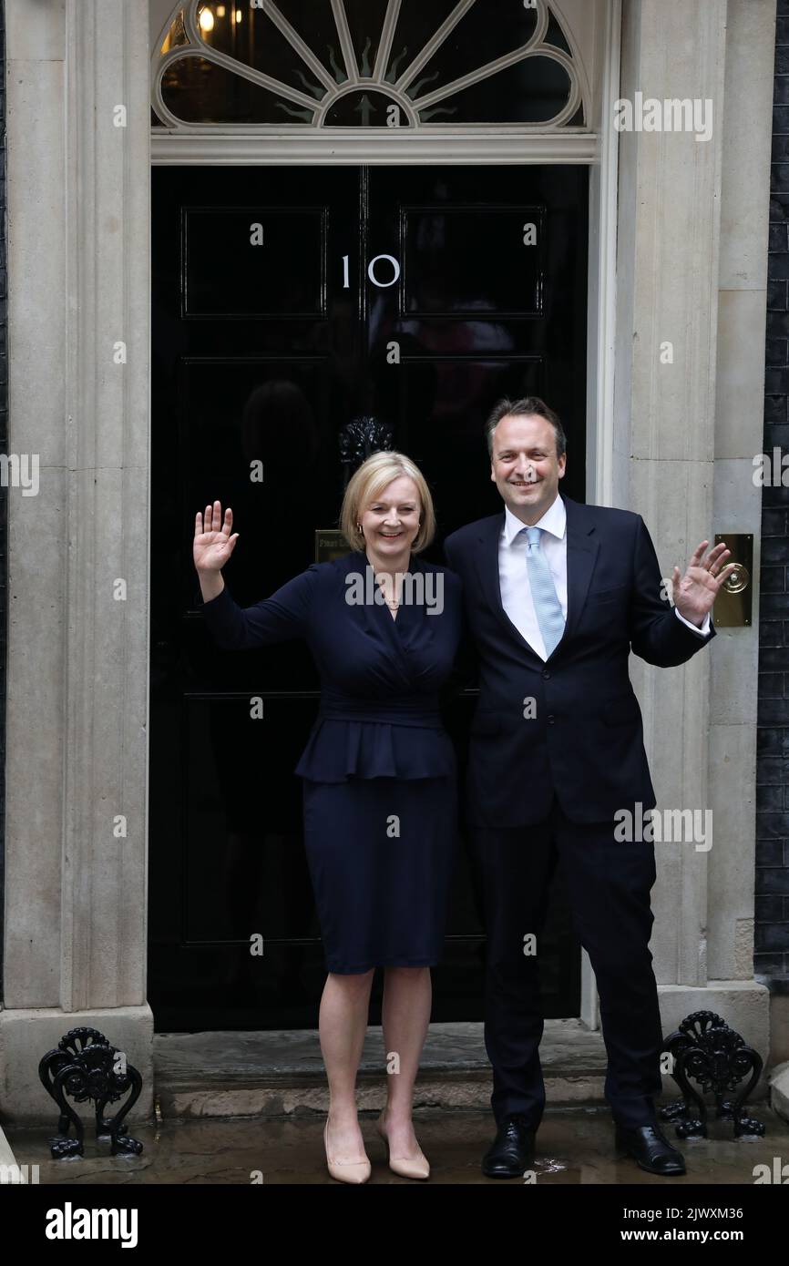 London, UK. 06th Sep, 2022. Liz Truss delivers her first speech as prime minister on 6th September 2022 in London. Credit: Lucy North/Alamy Live News Stock Photo