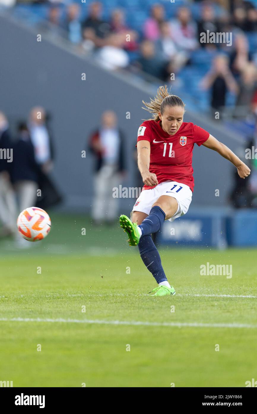 Oslo, Norway 06 September 2022, Guro Reiten of Norway in action during