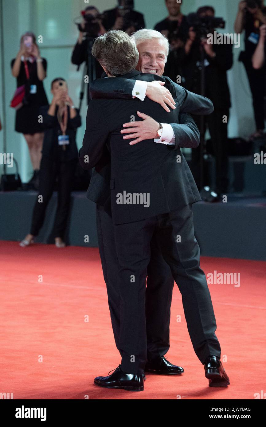 Christoph Waltz and Willem Dafoe attending the Dead For A Dollar and