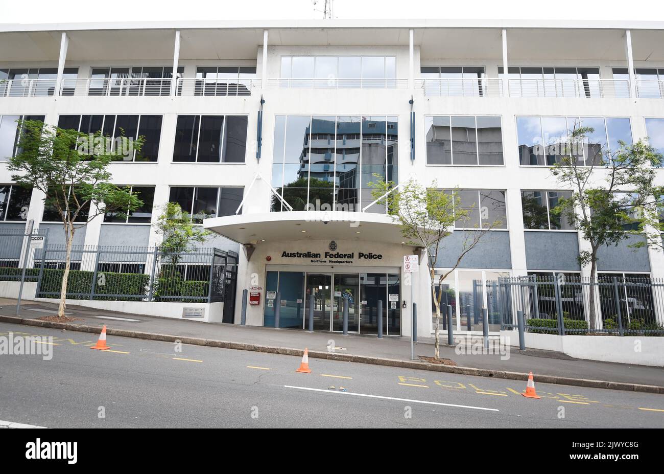The entrance to the Australian Federal Police (AFP) Northern ...