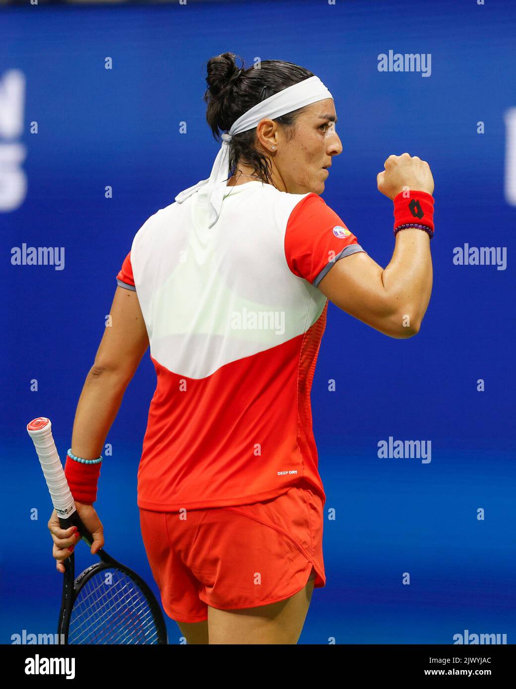 New York, USA, 6th,September 2022. Tunisian tennis player Ons Jabeur