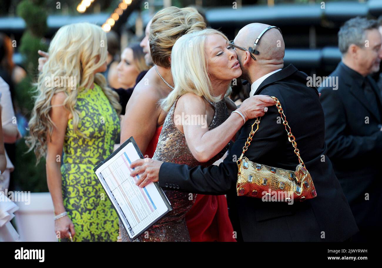 Janet Roach arrives on the red carpet at the 57th TV WEEK Logie awards
