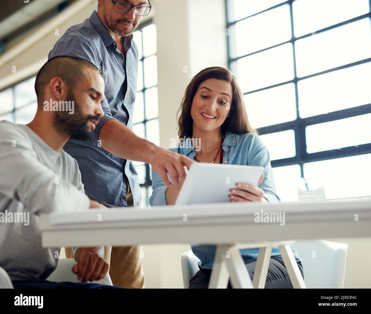 Making tomorrows success today. a group of coworkers having a meeting