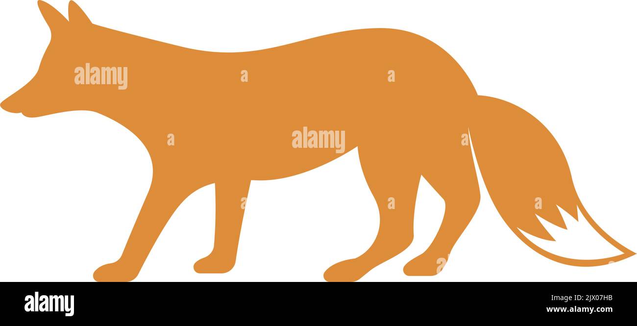 Fox icon logo design illustration template Stock Vector Image & Art - Alamy