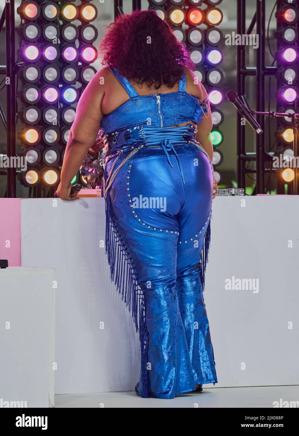 NEW YORK, NY, USA JULY 15, 2022 Lizzo Performs on NBC's "Today" Show