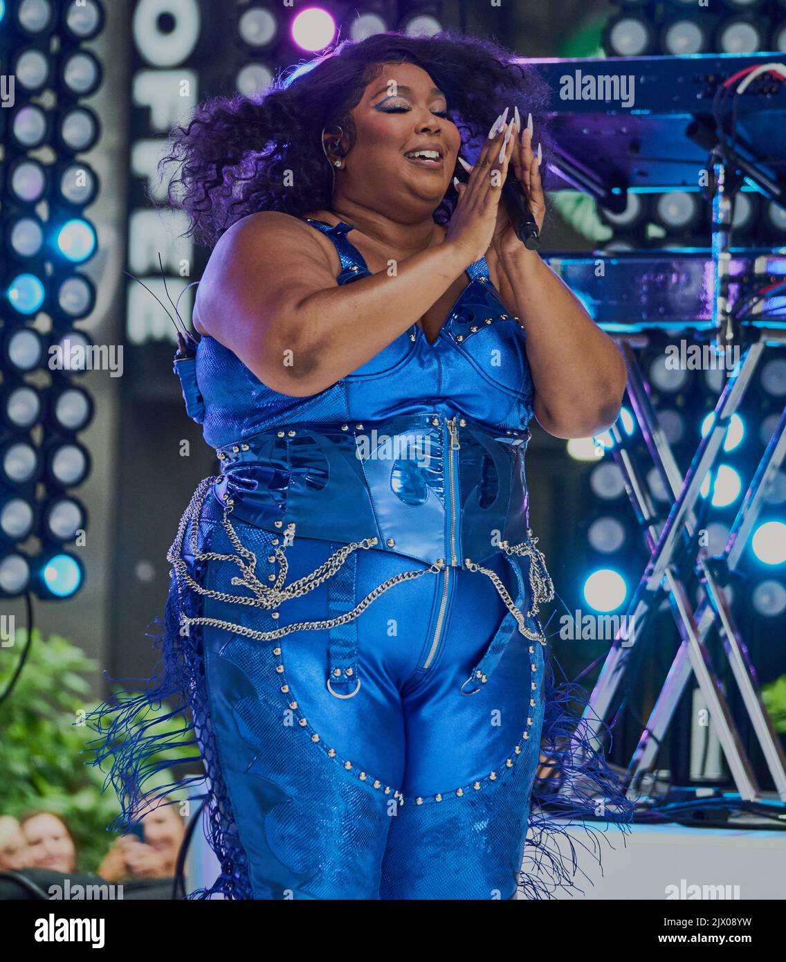 NEW YORK, NY, USA - JULY 15, 2022: Lizzo Performs on NBC's "Today" Show