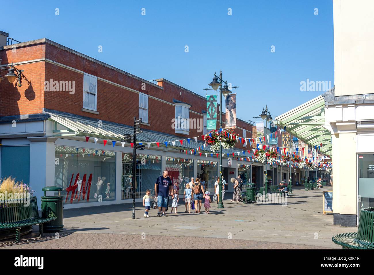 Old George Mall shopping centre, High Street, Salisbury, Wiltshire, England, United Kingdom Stock Photo