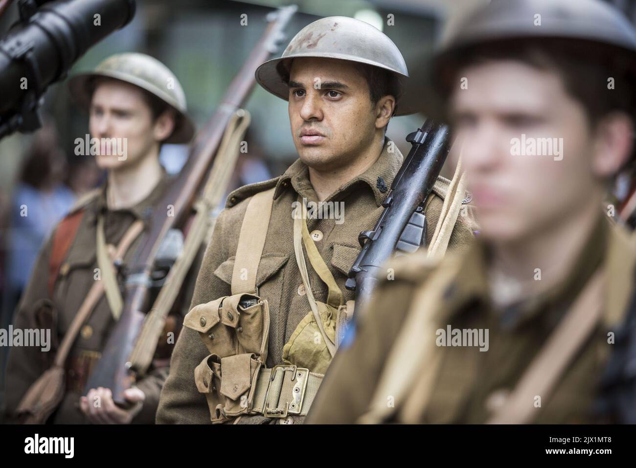 ANZAC Day parade in Brisbane, Monday, April 25, 2016. This year marks ...