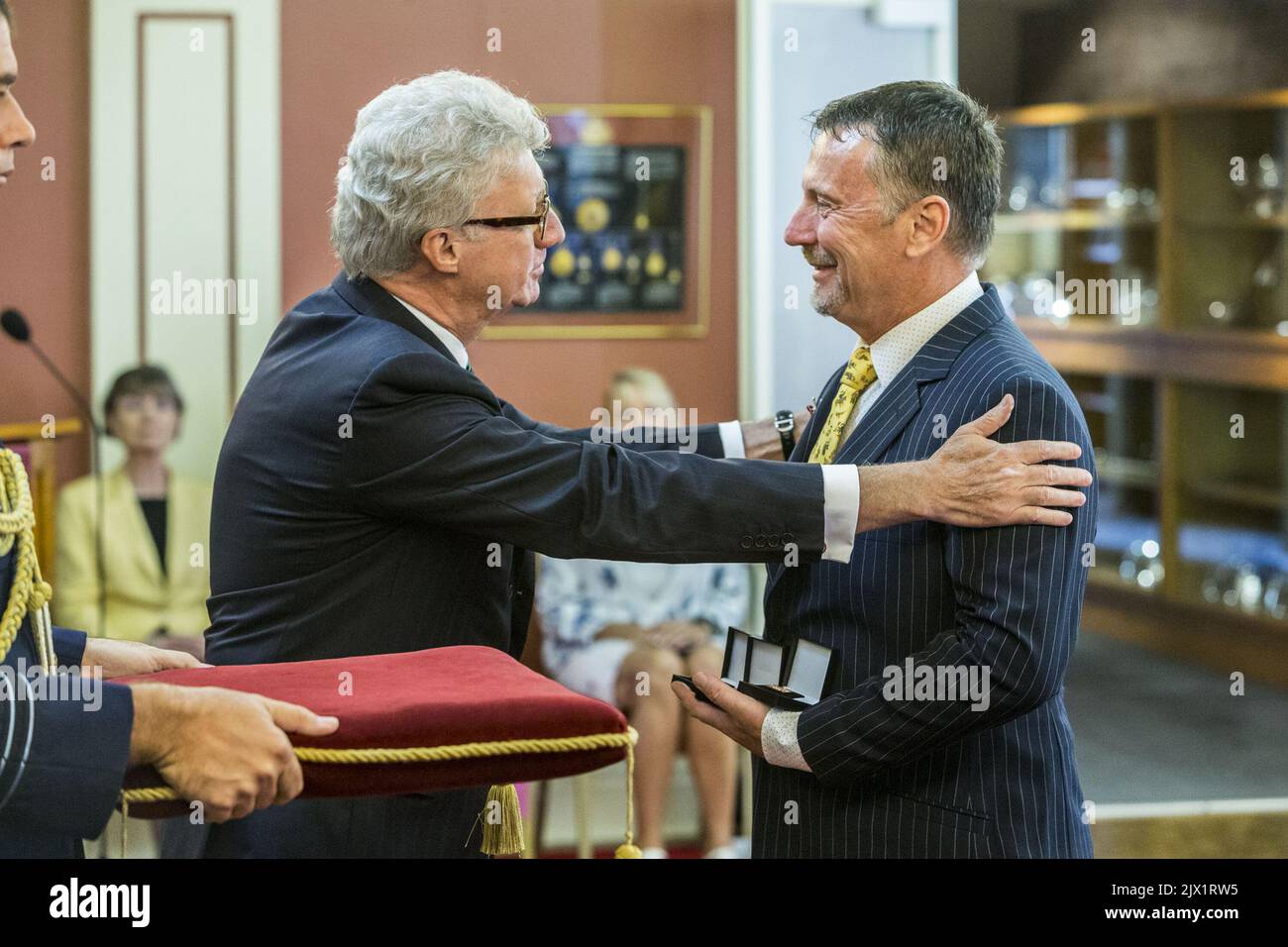 John Tyson presented with a posthumous bravery medal for his son Jordan ...