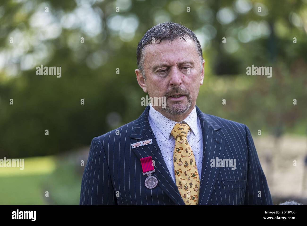 John Tyson presented with a posthumous bravery medal for his son Jordan ...