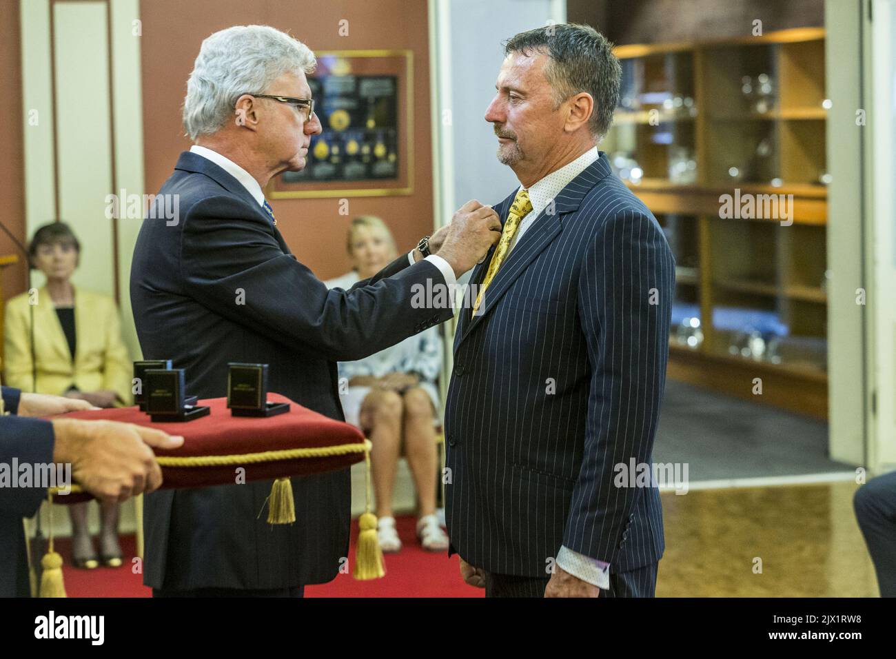John Tyson presented with a posthumous bravery medal for his son Jordan ...