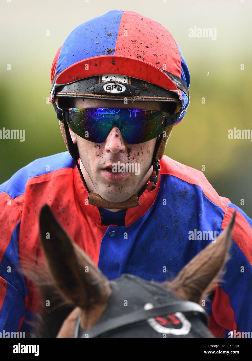 Brenton Avdulla returns to scale after the Crockett Stakes on Cox Plate