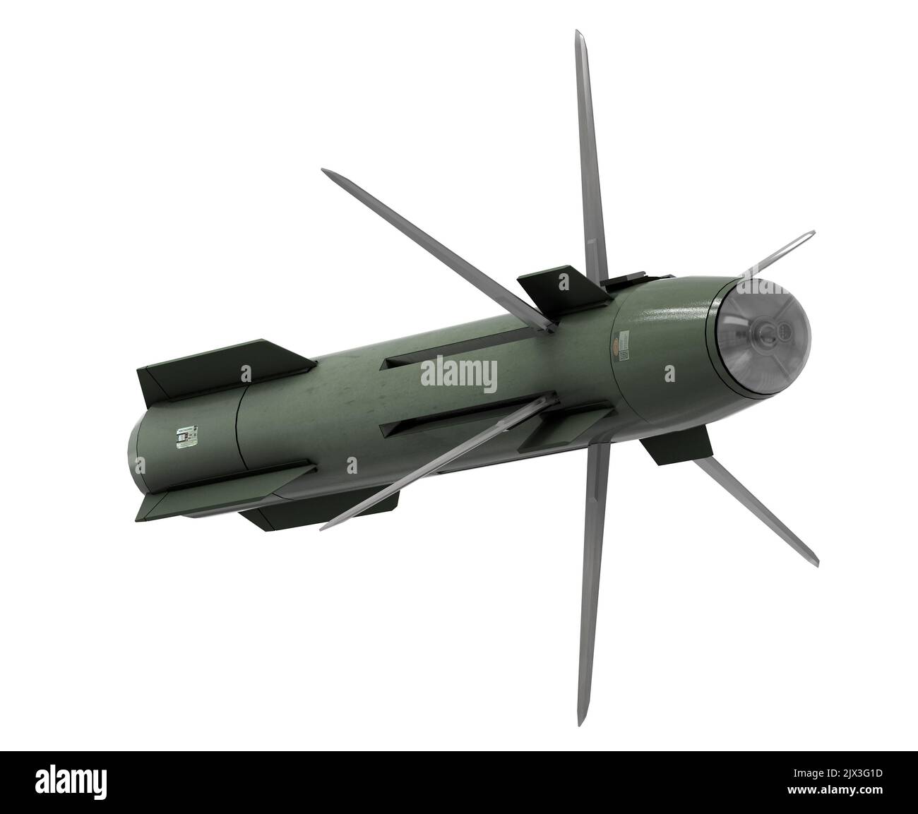 Blade Explosives Illustration of a Hellfire AGM-114 R9X. This air-to-ground (AGM ...