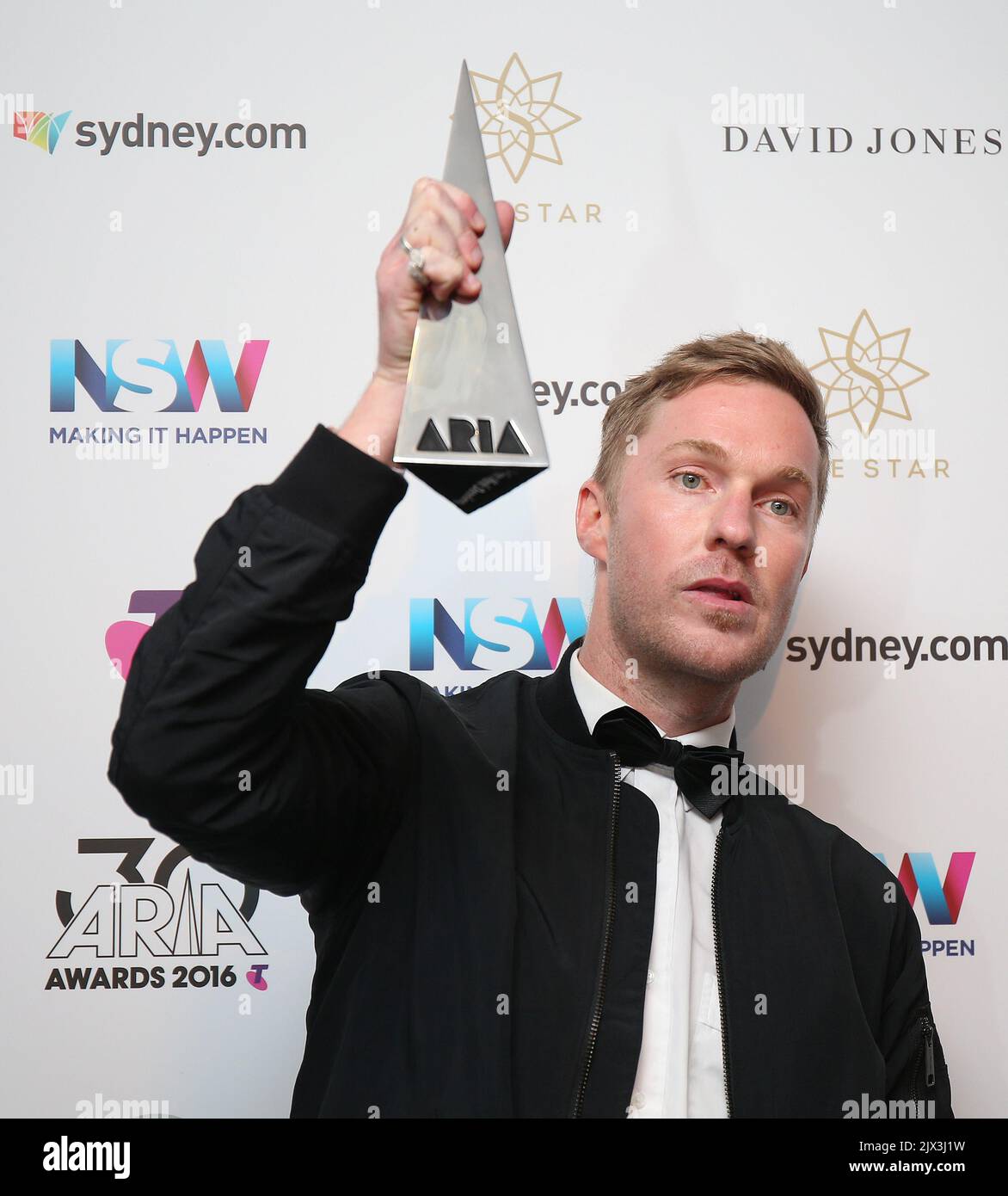 Drapht poses for a photograph after winning the ARIA for Best Urban ...