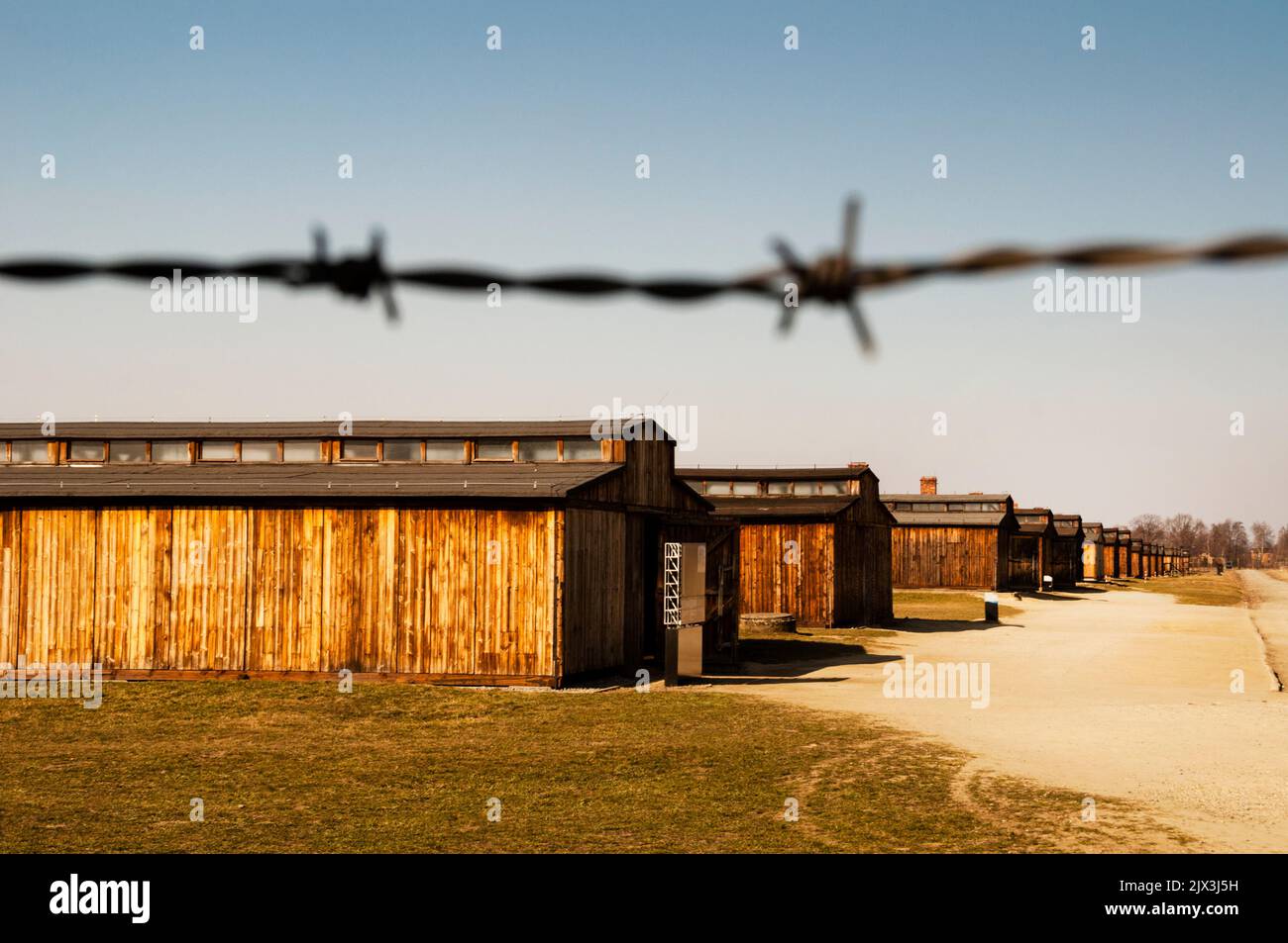 Auschwitz concentration camp Museum, created in 1947 in Oświęcim
