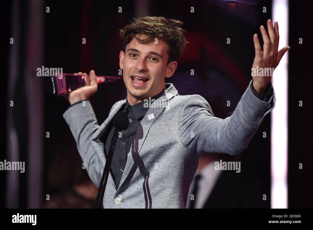 Flume Accepts The ARIA For Album Of The Year During The 30th ARIA Flume Accepts The ARIA For Album Of The Year During The 30th ARIA