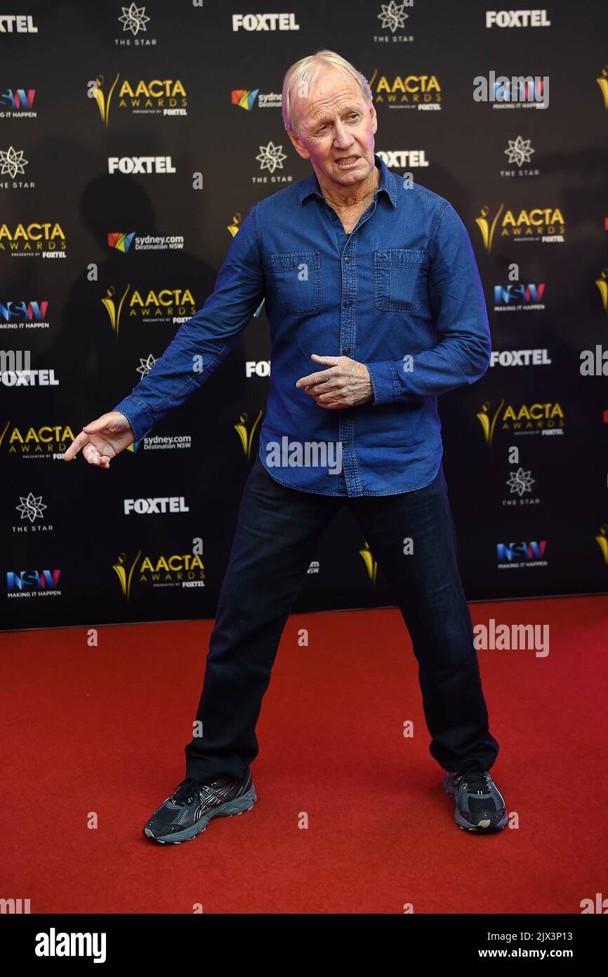 Australian comedian and actor Paul Hogan poses for a photograph after