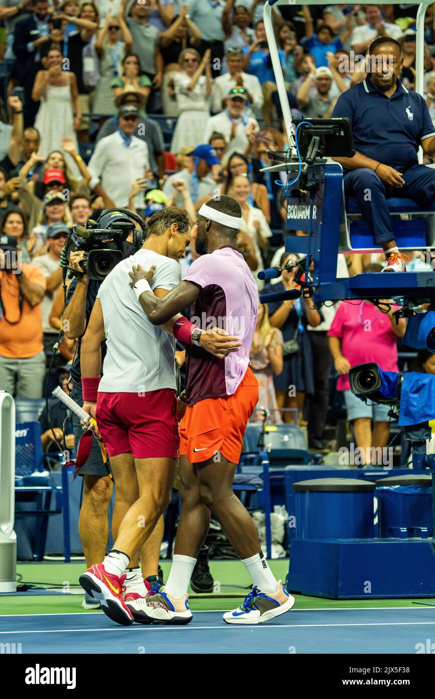 Frances Tiafoe (USA) defeats Rafael Nadal (ESP) in R4 at the 2022 US