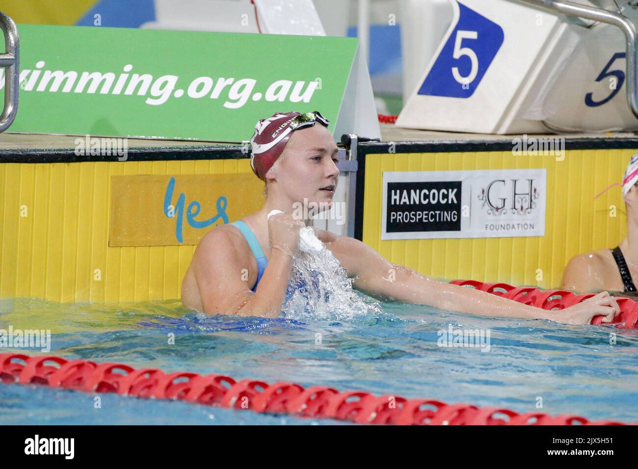 Ariarne Titmus, winner of the Women's 400m Freestyle on day 5 of the