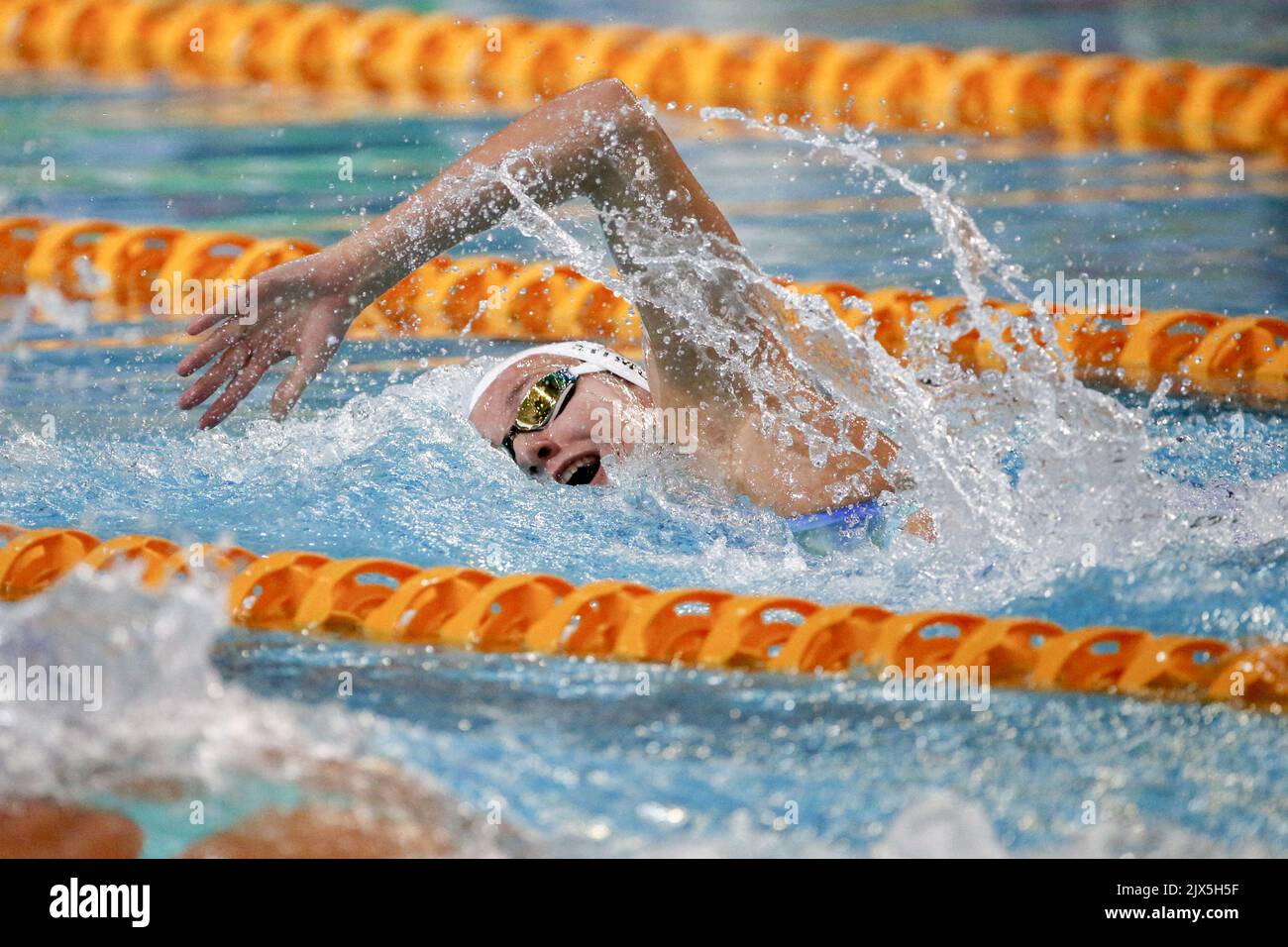 Ariarne Titmus, winner of the Women's 400m Freestyle on day 5 of the