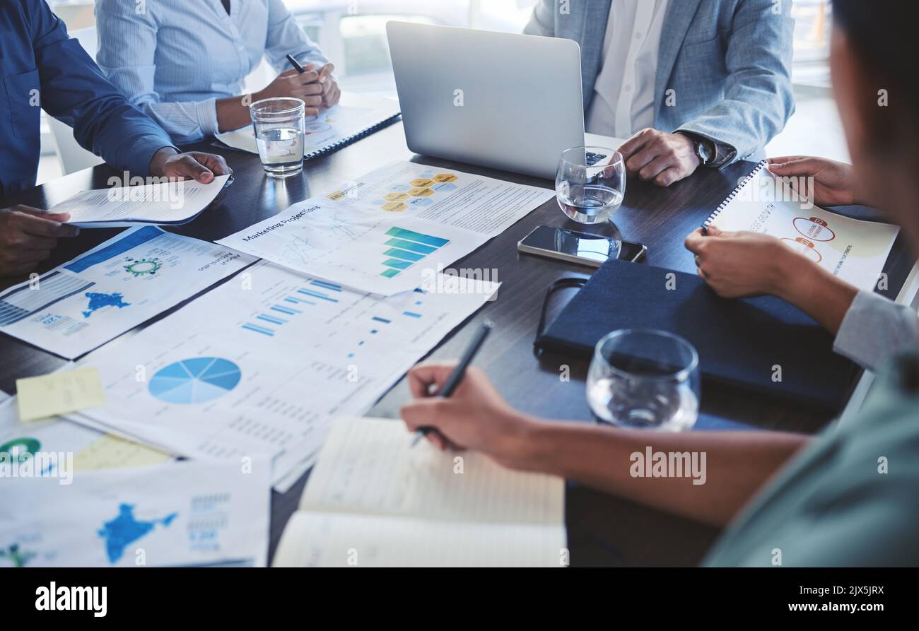 Digital marketing planning, teamwork and strategy business meeting in