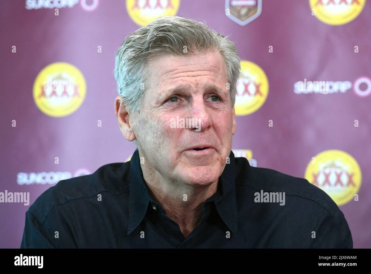 Queensland Maroons chief selector Gene Miles looks on during the