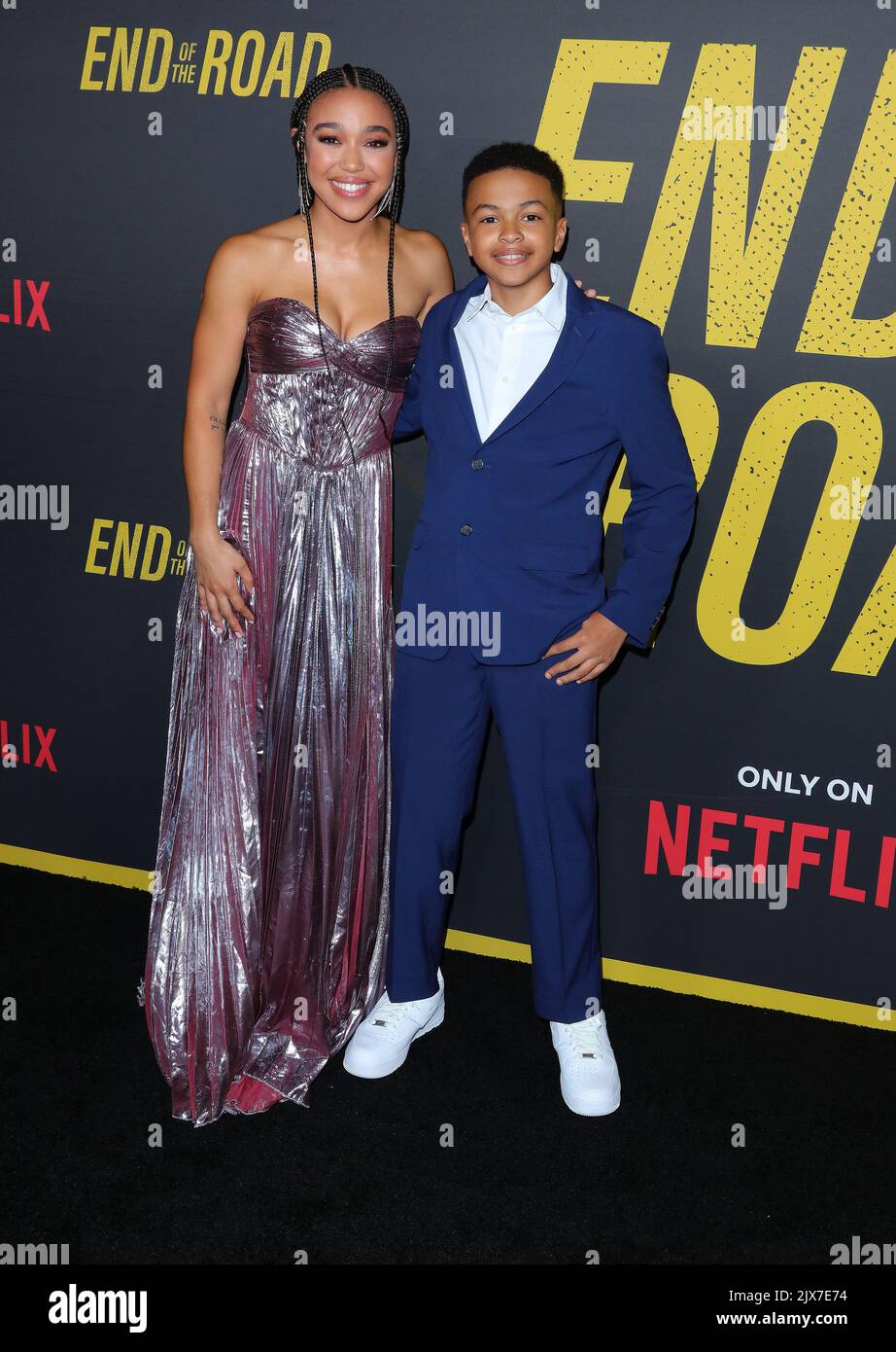 Shaun Dixon, Mychala Faith Lee arrives at The Los Angeles Premiere of