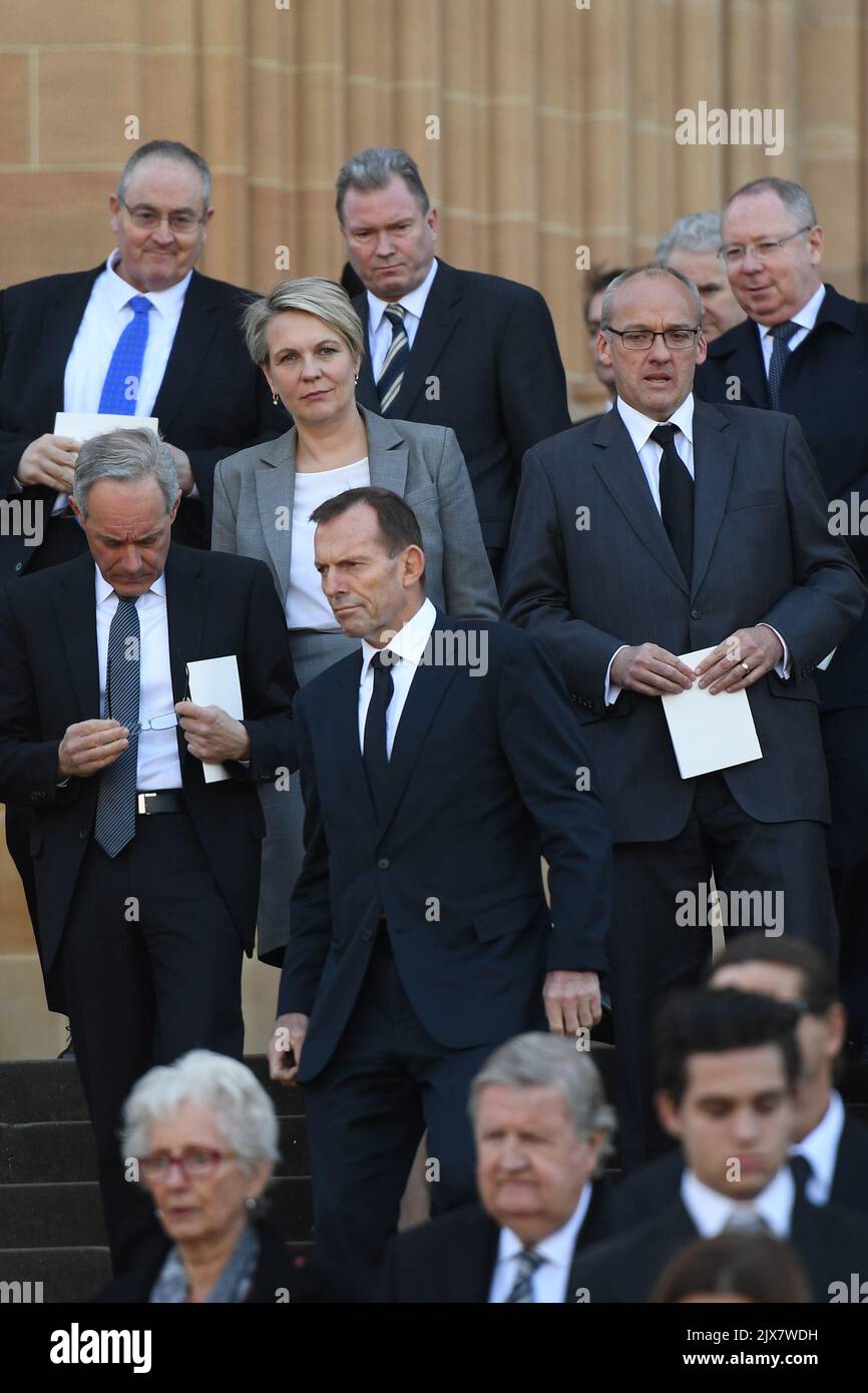 Premier Nathan Rees (L-R) Former NSW Premier Morris Iemma, Federal Deputy Opposition Leader ...