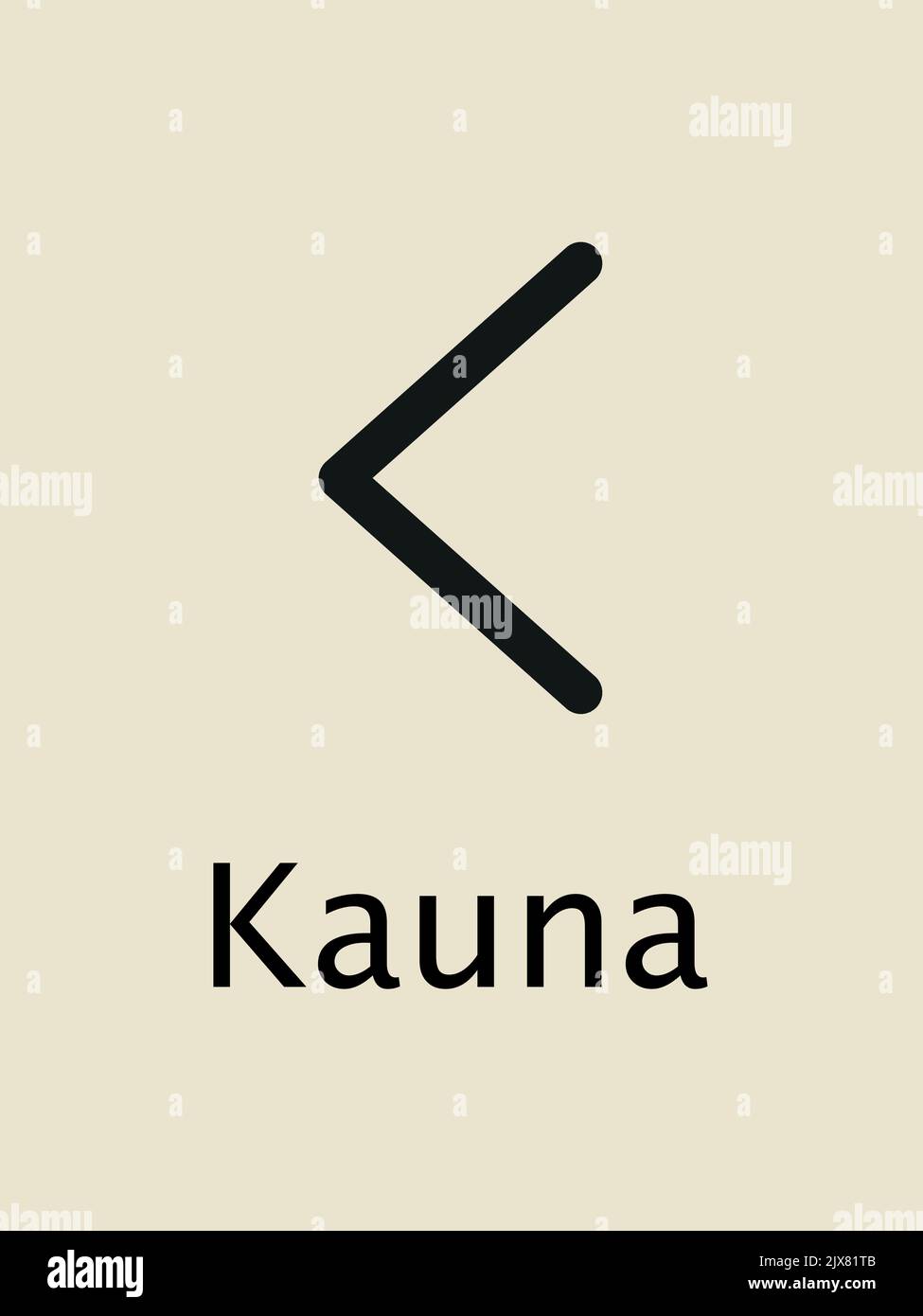 Kauna Runes. Complete collection of Rune alphabet, futhark. Writing ...