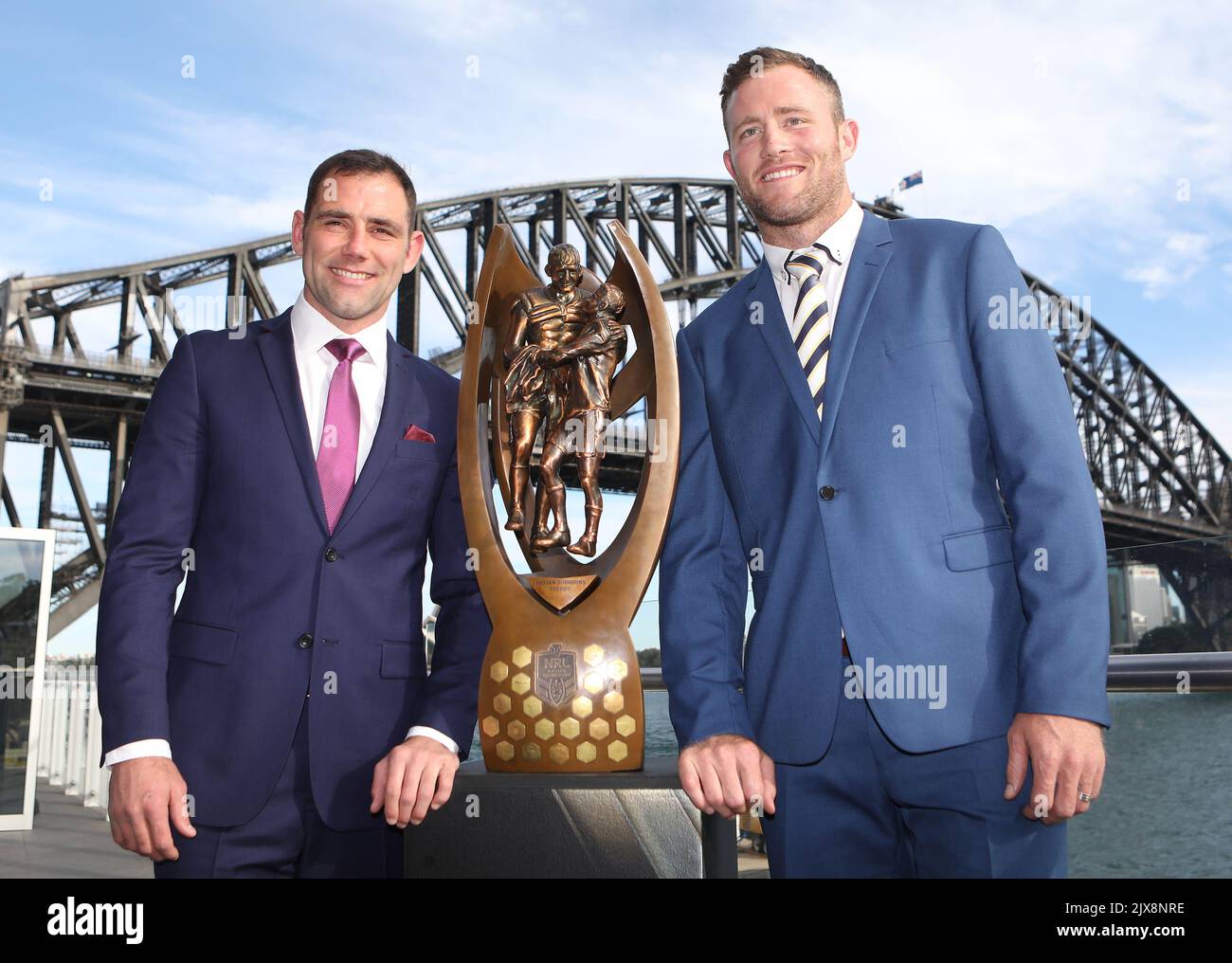 Gavin Provan Cameron Smith of the Melbourne Storm and Gavin Cooper from North ...