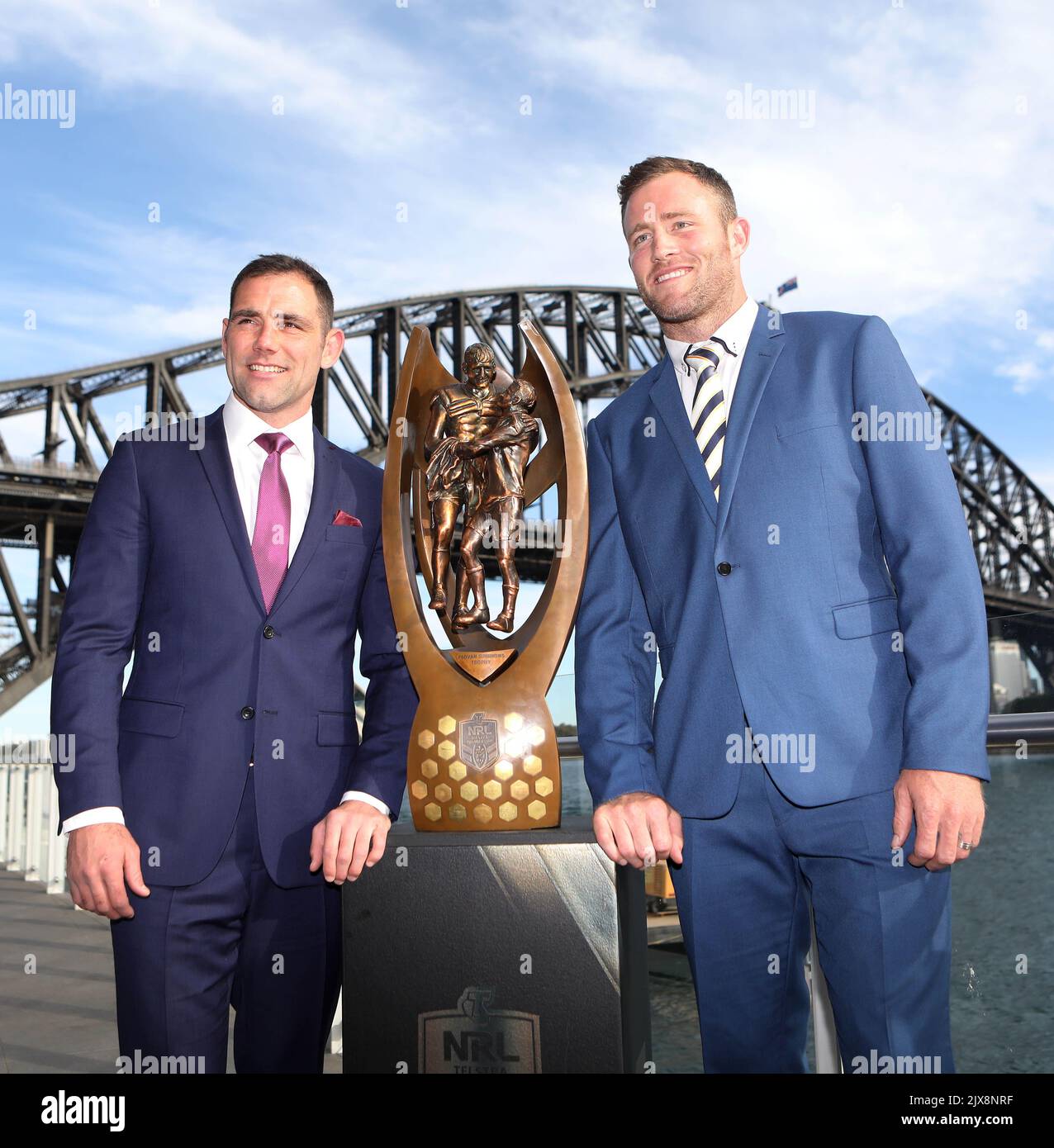 Gavin Provan Cameron Smith of the Melbourne Storm and Gavin Cooper from North ...