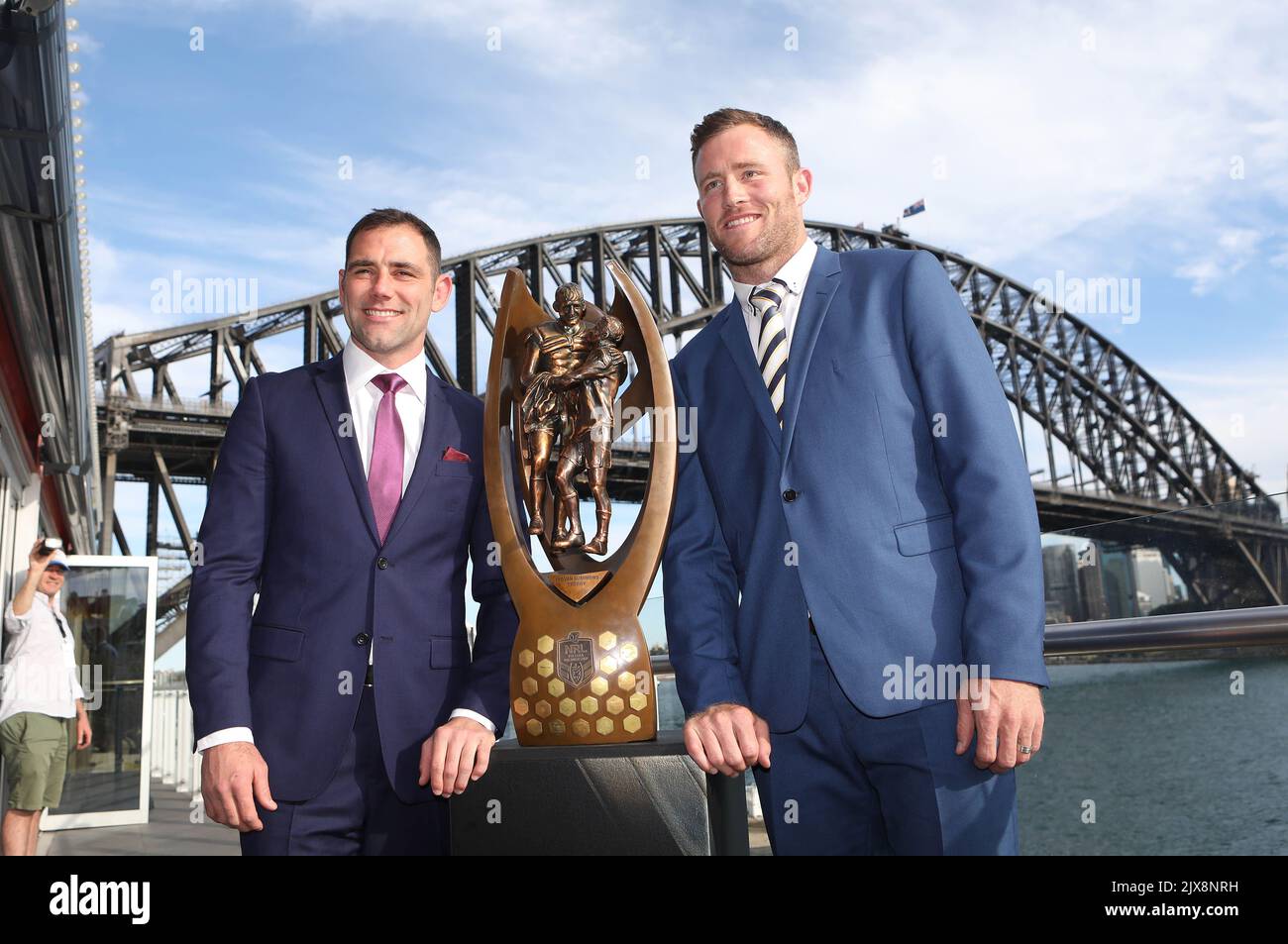 Gavin Provan Cameron Smith of the Melbourne Storm and Gavin Cooper from North ...