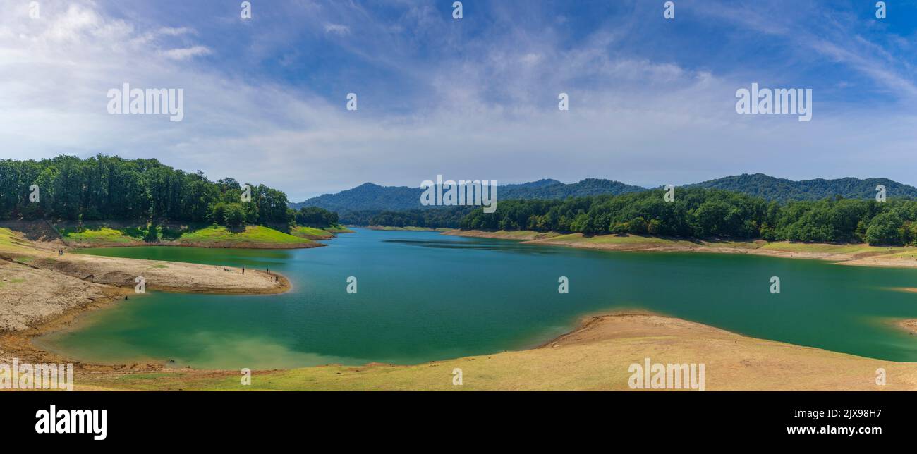 Khanbulan mountain reservoir in Azerbaijan Stock Photo