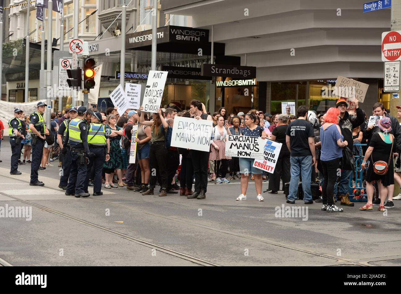 Protesters are seen during a nation wide demonstration to protest the ...